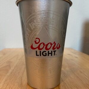 Silver Pint Glass
